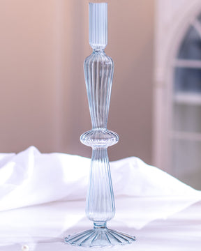 Lilac Glass Candle Holder - The Decor Kart