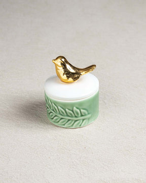 Adorable Bird Trinket Keeper - Green - The Decor Kart