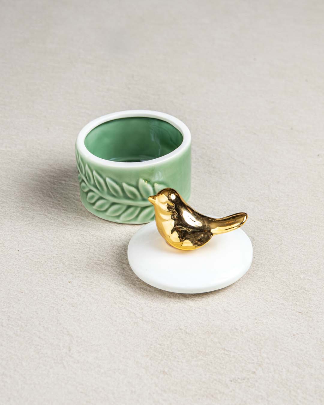 Adorable Bird Trinket Keeper - Green - The Decor Kart