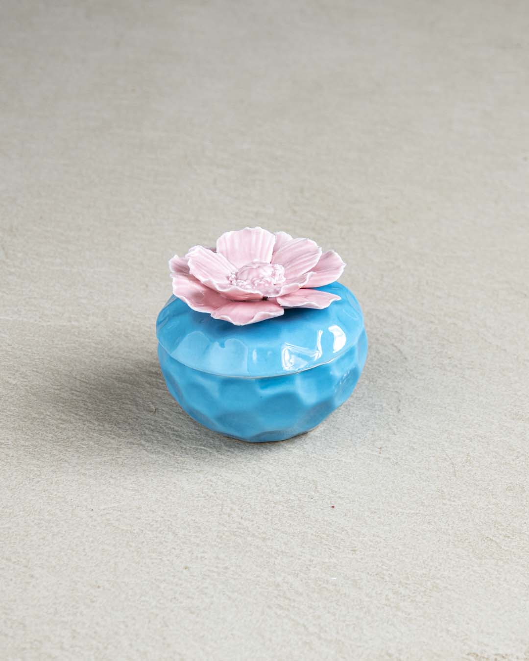 Magnolia Trinket Keeper - Blue - The Decor Kart