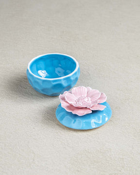 Magnolia Trinket Keeper - Blue - The Decor Kart