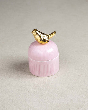 Adorable Bird Trinket Keeper - Pink - The Decor Kart