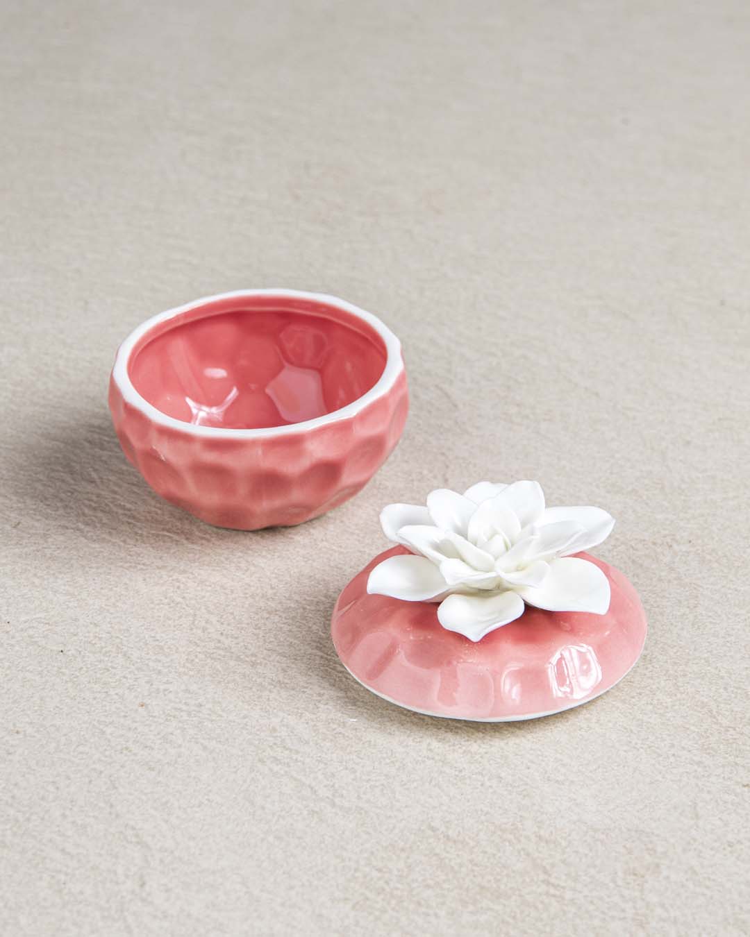 Magnolia Trinket Keeper - Pink - The Decor Kart