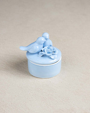 Birds of Love Trinket Keeper - Blue - The Decor Kart