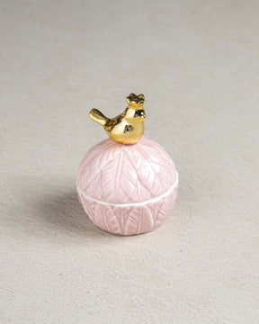 Whimsical Bird Trinket Keeper - Pink - The Decor Kart