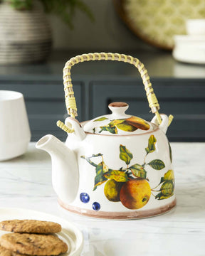 Fruit Medley Ceramic Tea Kettle - The Decor Kart