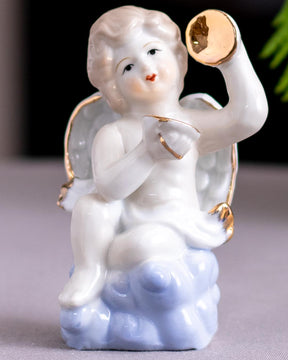 'Angelic Musician' Fine Porcelain Figurine - Set of 2 - The Decor Kart