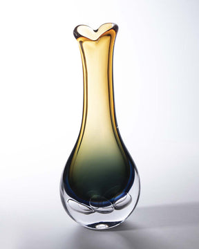 Stretched Neck Glass Vase - Small - The Decor Kart