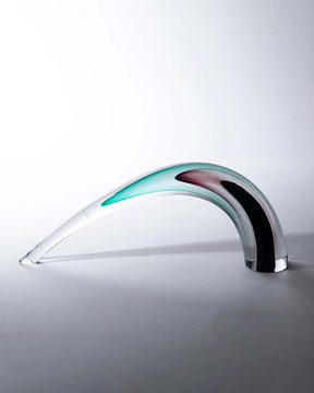 Green Glass Horns Sculpture - Small - The Decor Kart