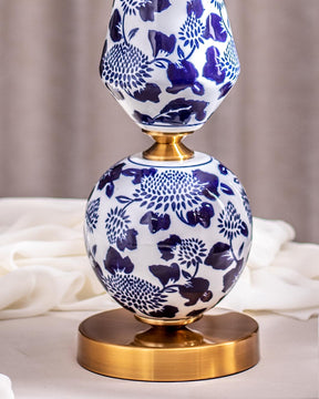 'Chrysanthemum' Ming Pillar Candle Holder - Large - The Decor Kart