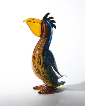 Blue Pelican Glass Figurine - The Decor Kart