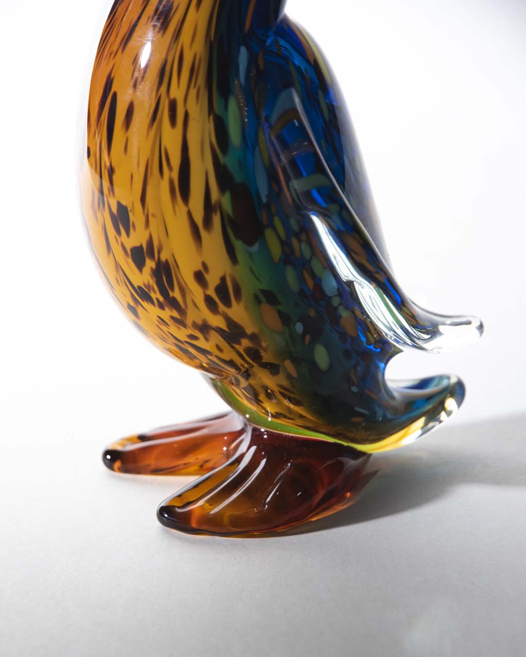 Blue Pelican Glass Figurine - The Decor Kart