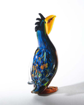 Blue Pelican Glass Figurine - The Decor Kart