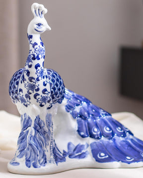 Mesmerizing Peacock Figurine - The Decor Kart