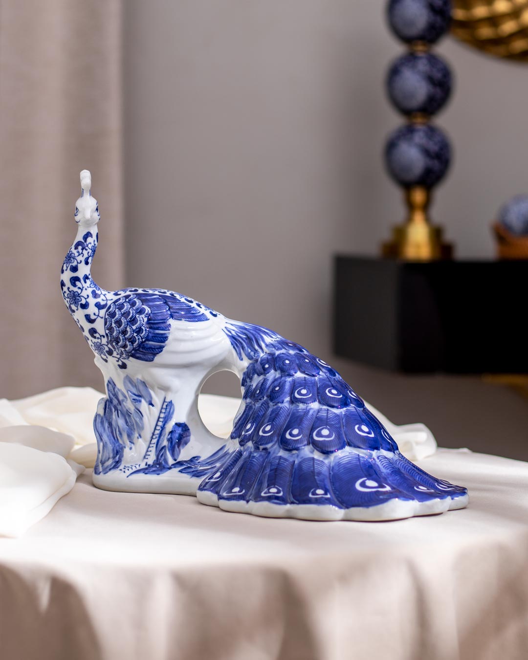 Mesmerizing Peacock Figurine - The Decor Kart