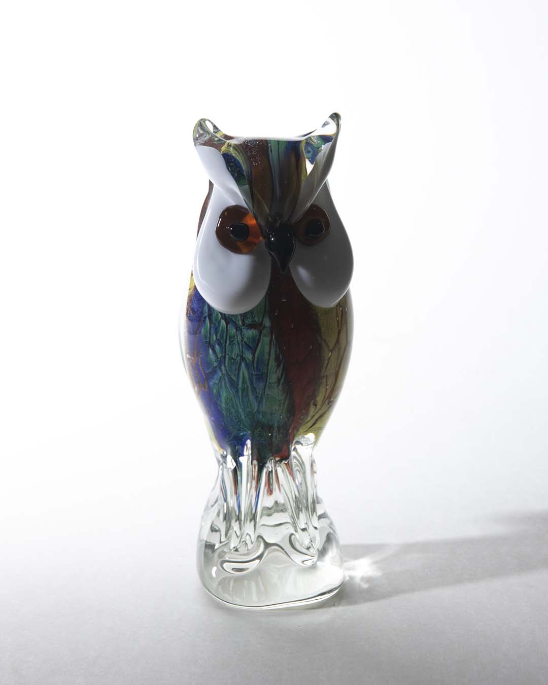 Wise Owl Glass Figurine - The Decor Kart