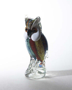 Wise Owl Glass Figurine - The Decor Kart