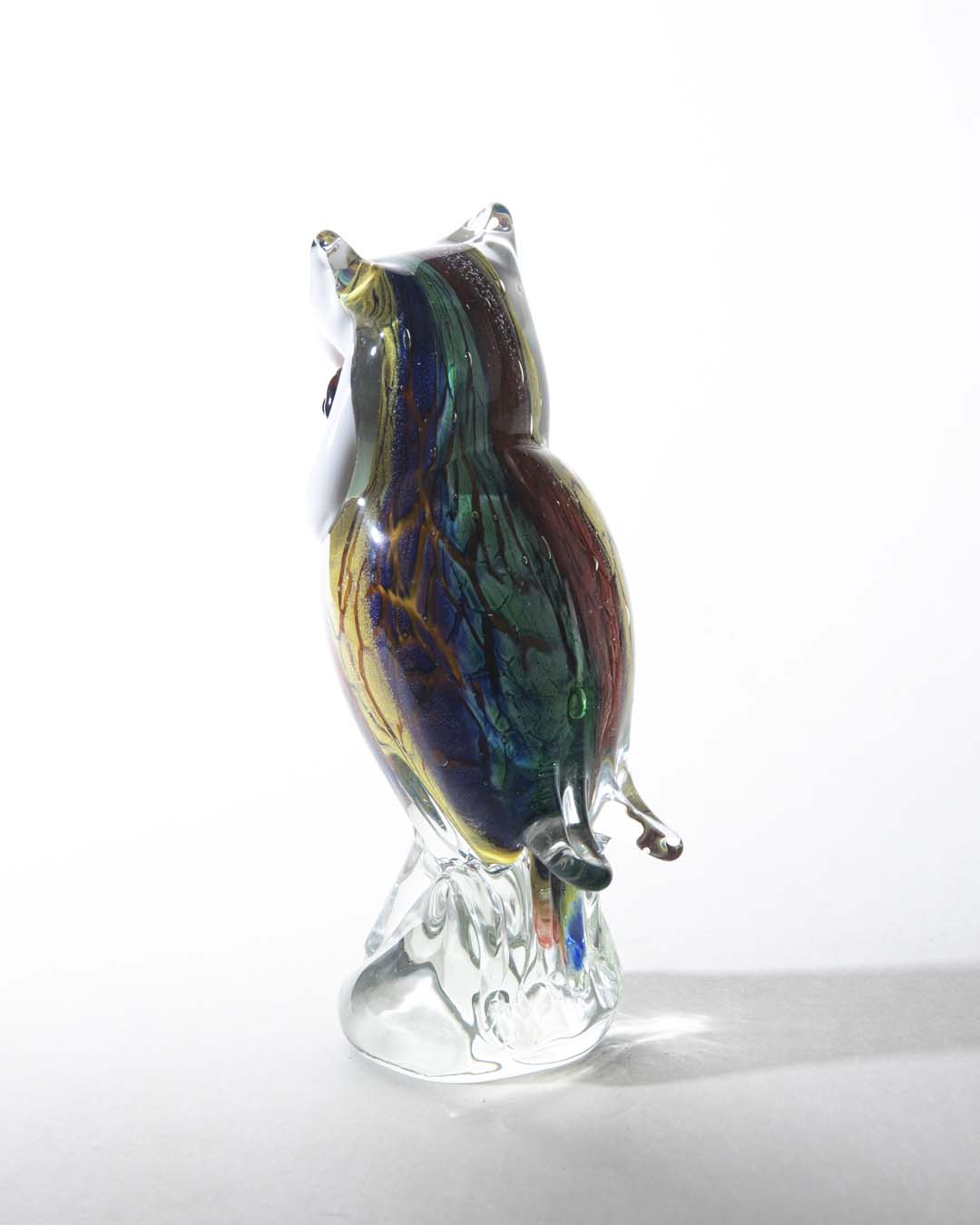 Wise Owl Glass Figurine - The Decor Kart