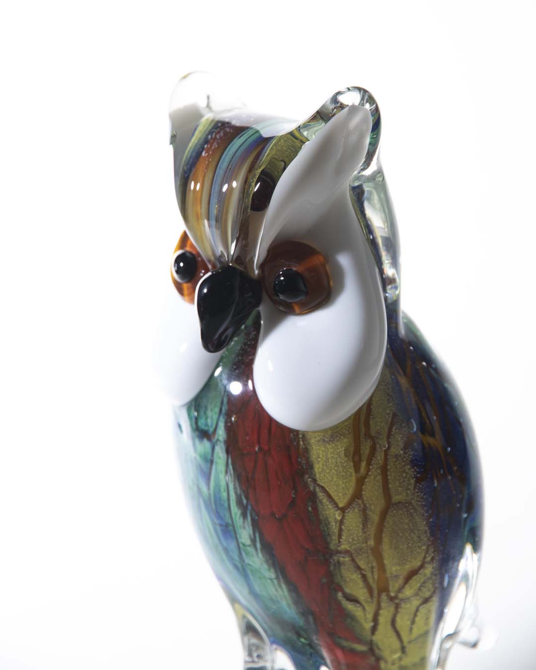 Wise Owl Glass Figurine - The Decor Kart