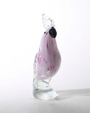 Macaw Parrot Glass Figurine - The Decor Kart