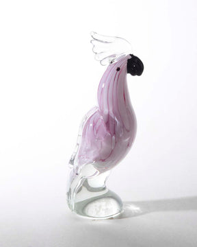 Macaw Parrot Glass Figurine - The Decor Kart