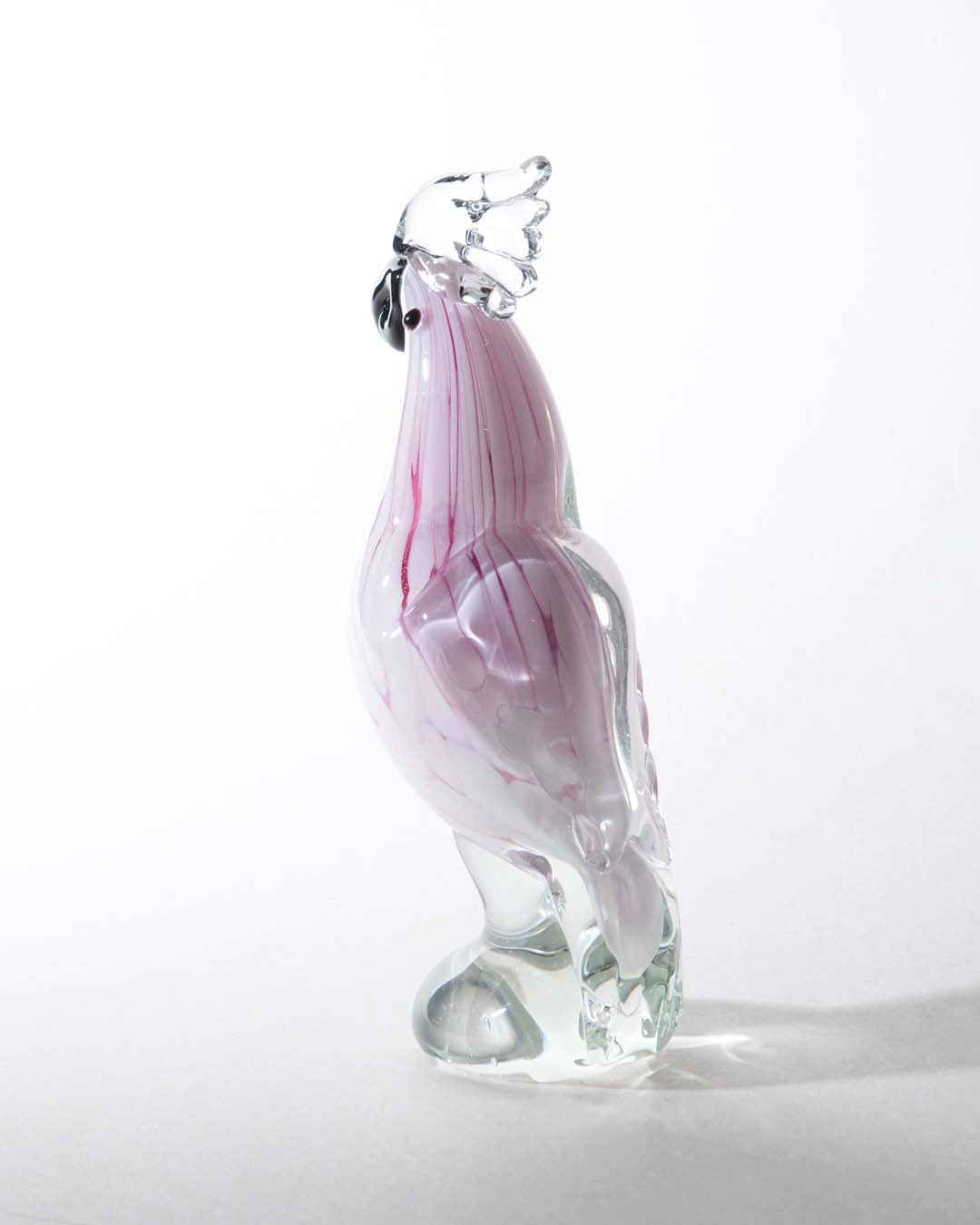 Macaw Parrot Glass Figurine - The Decor Kart