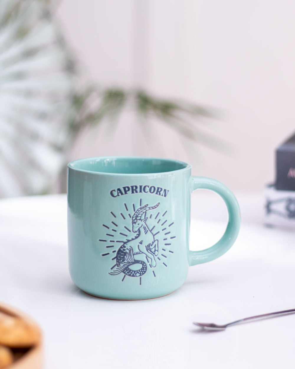 Capricorn Zodiac Mug - Turquoise - The Decor Kart