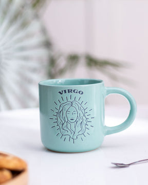 Virgo Zodiac Mug - Turquoise