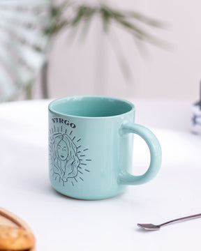 Virgo Zodiac Mug - Turquoise
