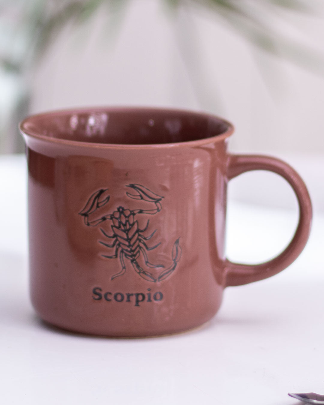 Scorpio Zodiac Mug - Brown