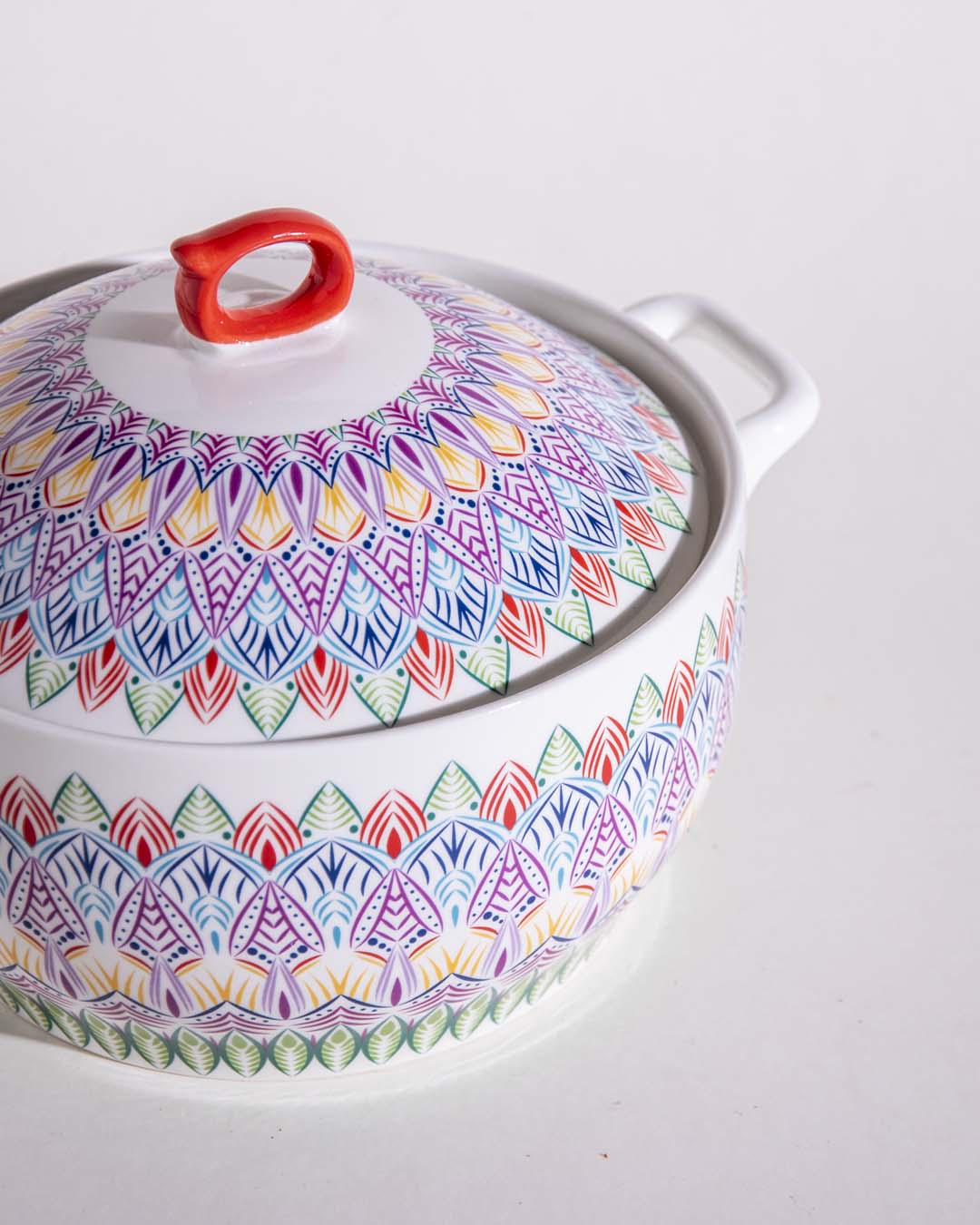 'Moroccan' Buffet Casserole with Ceramic Lid - The Decor Kart