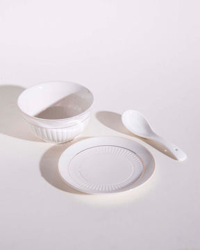 All White 20-Piece Serving Set - The Decor Kart