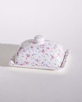 Country Roses Butter Dish - The Decor Kart