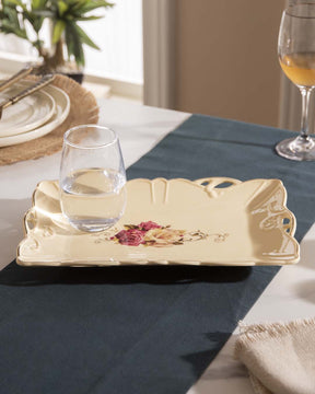 Country Roses Platter - Medium - The Decor Kart