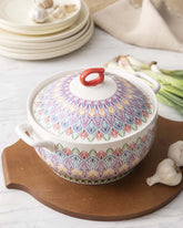 'Moroccan' Buffet Casserole with Ceramic Lid - The Decor Kart