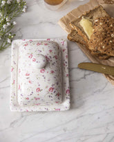 Country Roses Butter Dish - The Decor Kart