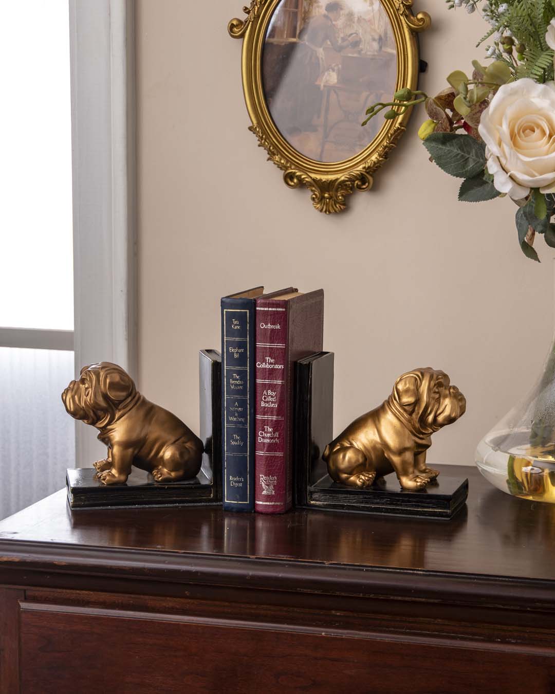 Adorable Dog Bookend Set - The Decor Kart