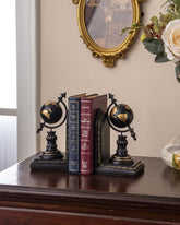 Terrestrial Globe Bookends Set - The Decor Kart