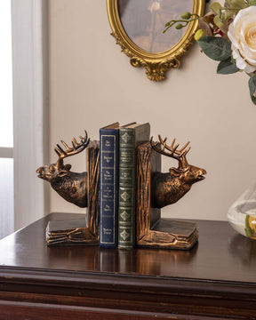 'Majestic Elk' Bookend Set - The Decor Kart