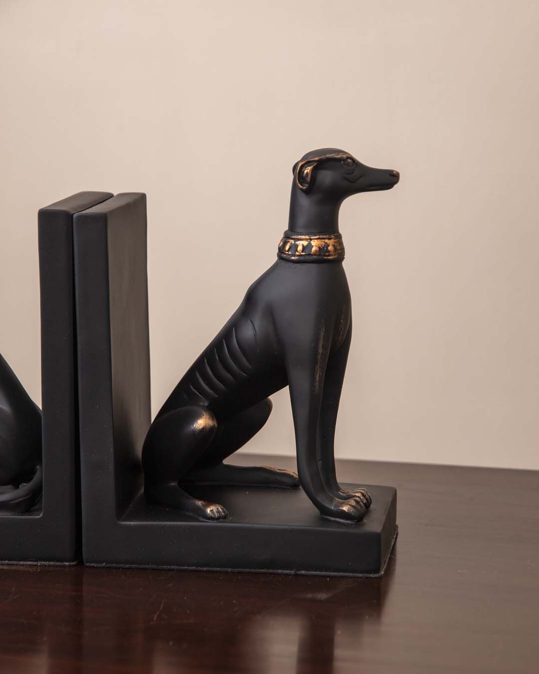 Guard Dog Bookend Set - Black - The Decor Kart