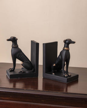 Guard Dog Bookend Set - Black - The Decor Kart