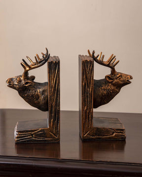 'Majestic Elk' Bookend Set - The Decor Kart