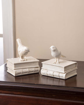 Spirited Sparrows Bookend Set - The Decor Kart