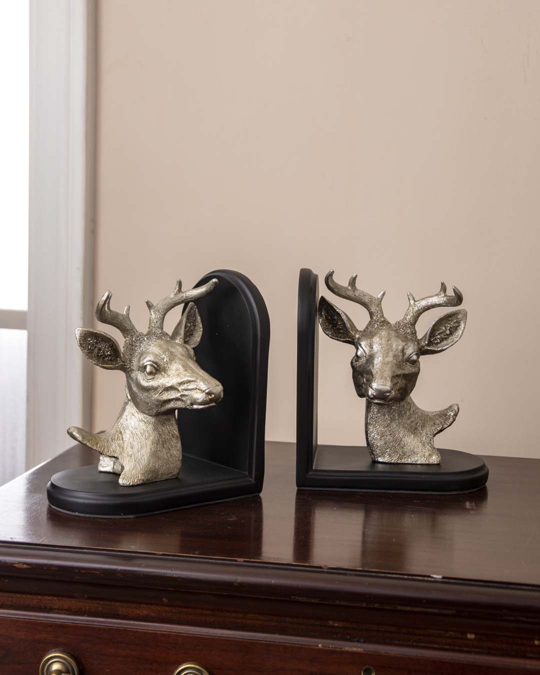 Deer Head Bookend Set - The Decor Kart