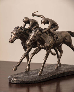 'The Jockey' Tabletop Sculpture - The Decor Kart