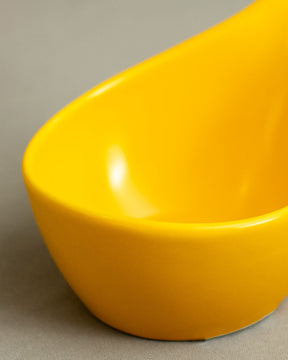 Monochrome Dip Bowl - Yellow - The Decor Kart