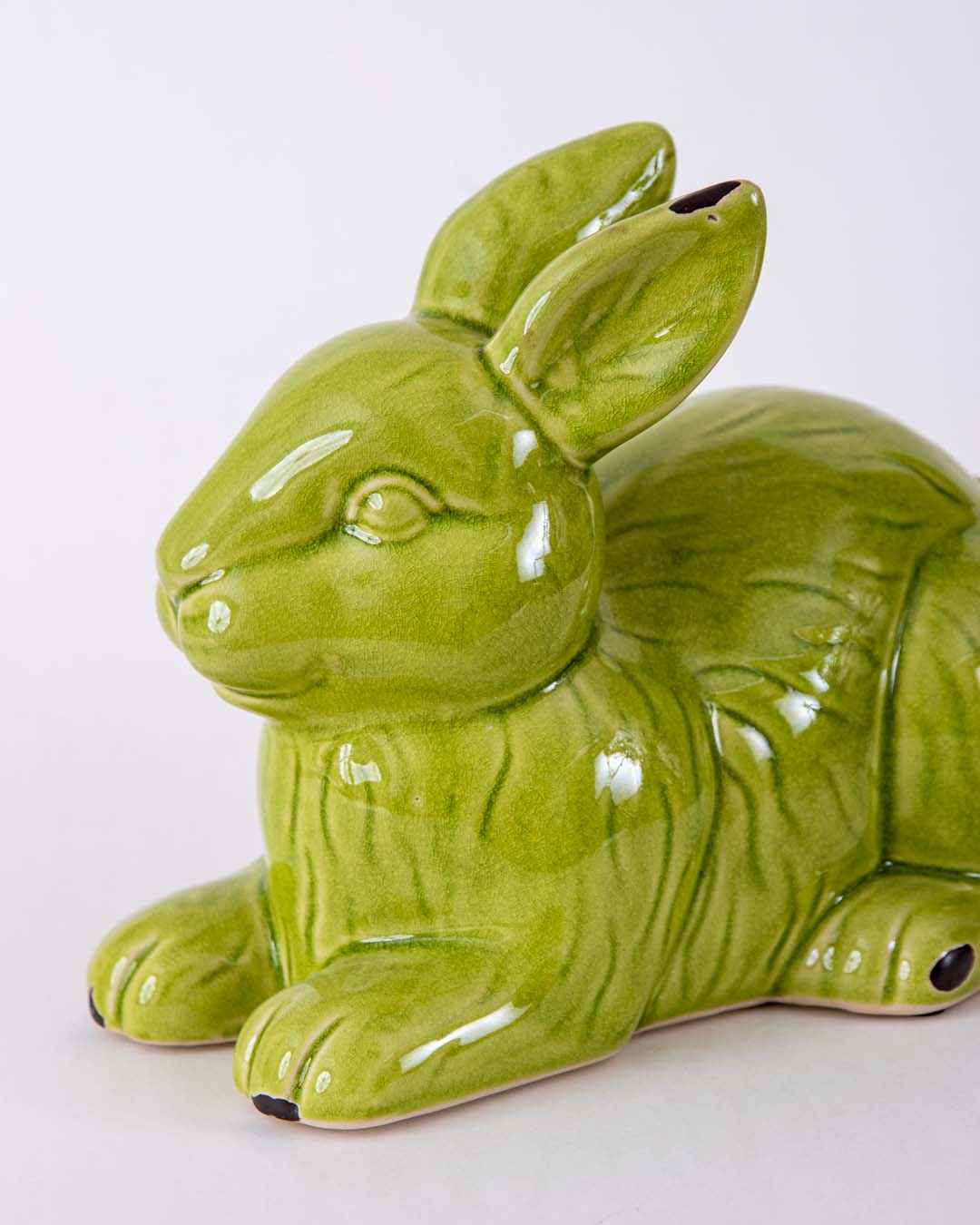 Adorable Rabbit Figurine - Green - The Decor Kart