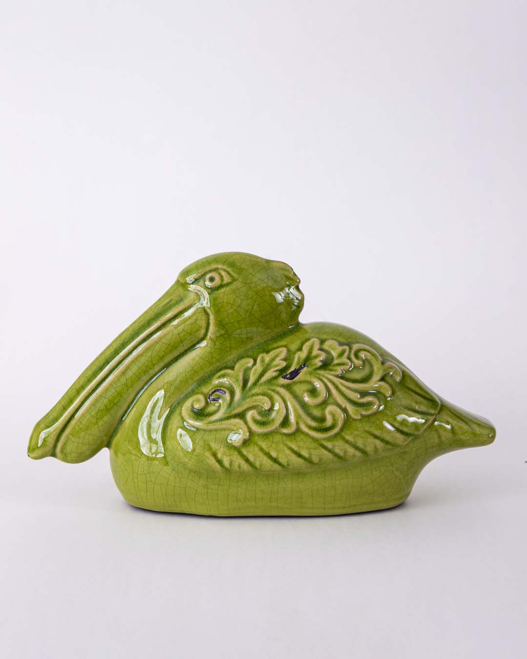 Adorable Pelican Figurine - Green - The Decor Kart