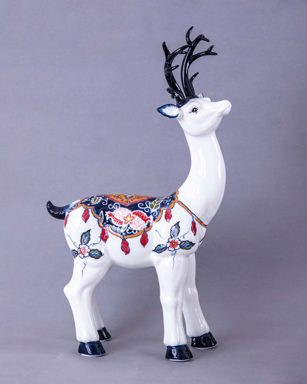 The Reindeer Porcelain Figurine - The Decor Kart