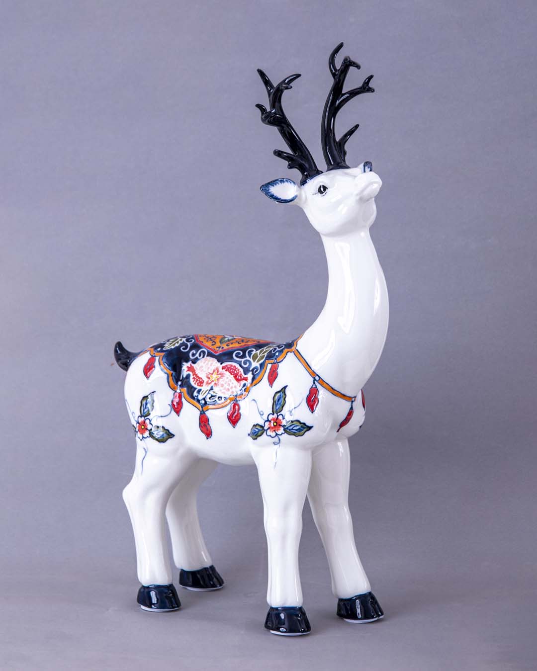 The Reindeer Porcelain Figurine - The Decor Kart